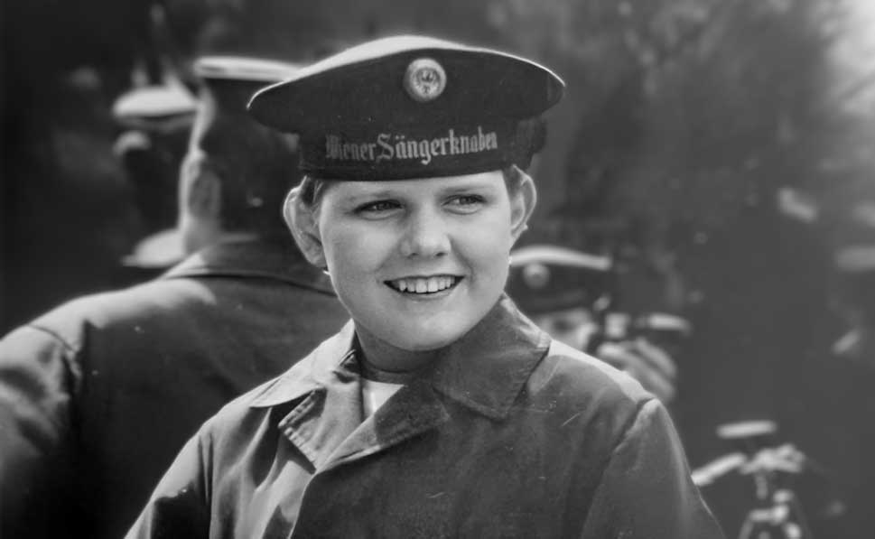 Friedrich Pfeiffer als Mitglied der Wiener Sängerknaben